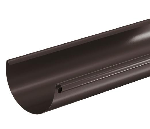 Водосток Aquasistem, система 150/100 - Водосточный желоб 3.00м RR 32 Тёмно Коричневый купить в Магнитогорске