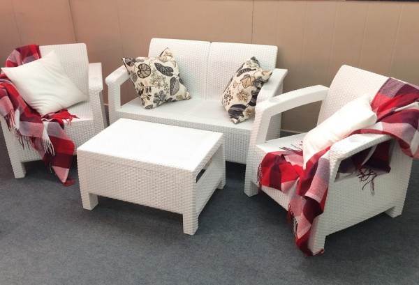 Комплект Yalta Terrace Set белый купить в Магнитогорске