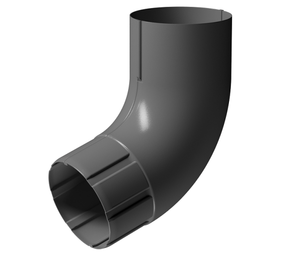 Колено 72° D90 Döcke STAL PREMIUM Графит, (RAL 7024) купить в Магнитогорске