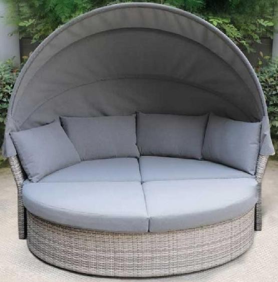 Диван-Трансформер AFINA плетеный из иск. ротанга AFM-325G Grey купить в Магнитогорске