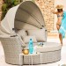 Диван-Трансформер AFINA плетеный из иск. ротанга AFM-325 Beige купить в Магнитогорске