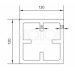Столб SEQUOIA Evolution 3D WOOD GRAY купить в Магнитогорске