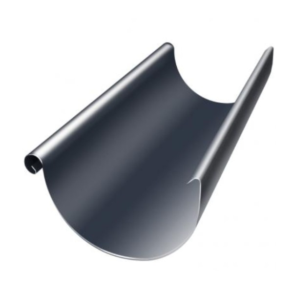 Водосток Grand Line 150x100 – Полукруглый желоб 3 метра RAL 7024 купить в Магнитогорске