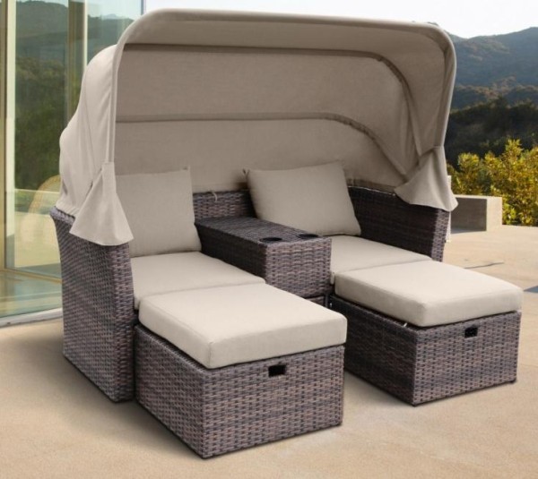 Комплект мебели AFINA плетеной из иск. ротанга AFM-330B Brown купить в Магнитогорске