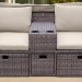 Комплект мебели AFINA плетеной из иск. ротанга AFM-330B Brown купить в Магнитогорске