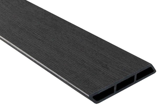 Доска Ромбус 3D ДПК Outdoor STORM BLACK черная купить в Магнитогорске