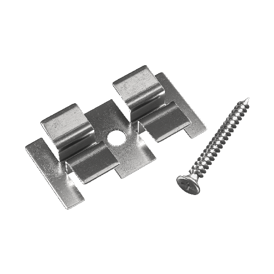 Клипса с саморезом, Grinder шовный монтаж 5 mm купить в Магнитогорске