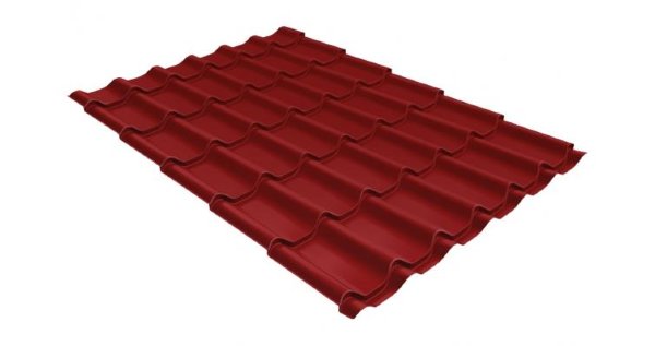 Металлочерепица классик 0,5 Satin RAL 3011 коричнево-красный купить в Магнитогорске