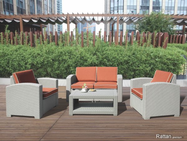 Уличные диваны и кресла коллекции Rattan Premium 4 купить в Магнитогорске