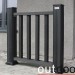 Ограждение из ДПК Outdoor Классик 3D STORM чёрный купить в Магнитогорске
