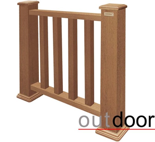 Ограждение из ДПК Outdoor Классик 3D STORM дуб купить в Магнитогорске