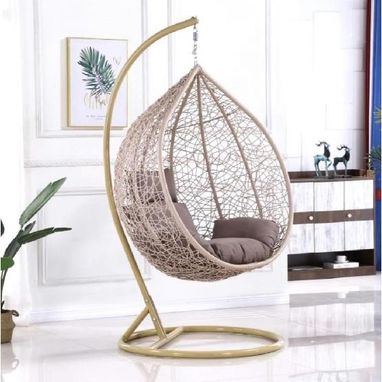Кресло Подвесное из искусственного ротанга AFM-169A-XLB Beige купить в Магнитогорске