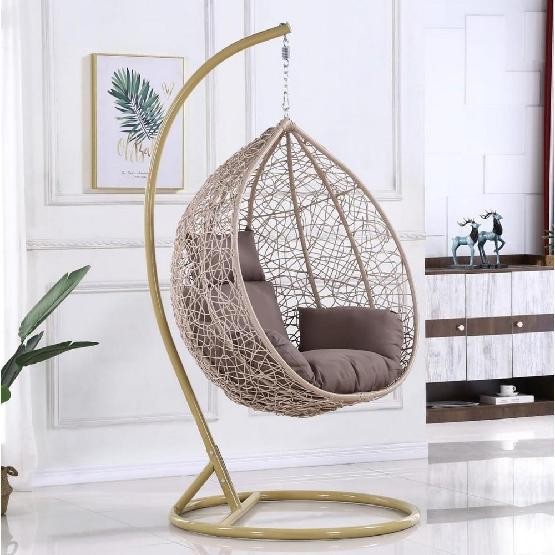 Кресло Подвесное из искусственного ротанга AFM-169A-LB Beige купить в Магнитогорске