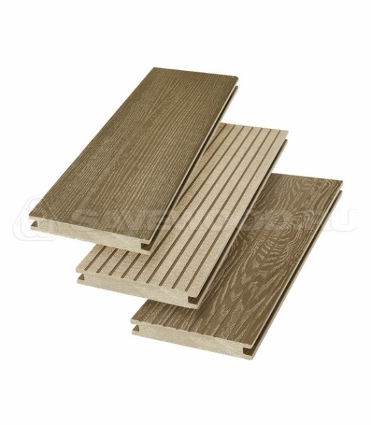 Террасная доска SW Fraxinus (R) полнотелая «SaveWood» Тик купить в Магнитогорске