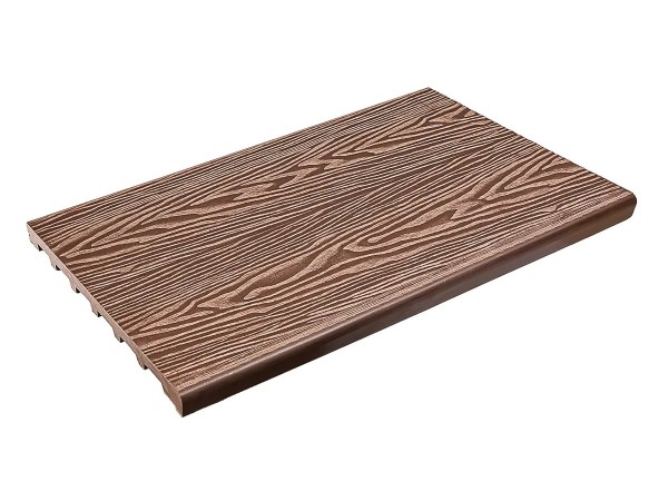 Ступень полнотелая из ДПК Deckart Step 3D Махагон купить в Магнитогорске