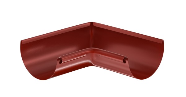 Водосток Aquasistem, система 150x100 - Угол желоба, внутренний 90° RR 29 Бургундский купить в Магнитогорске
