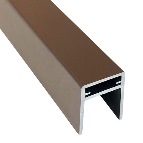 П-профиль Алюминиевый EasyDecking 35x25 Венге купить в Магнитогорске
