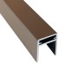 П-профиль Алюминиевый EasyDecking 35x25 Венге купить в Магнитогорске