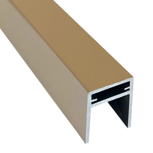 П-профиль Алюминиевый EasyDecking 35x25 Дуб купить в Магнитогорске