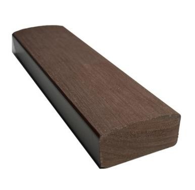 Лавочный брус Ecodecking Некст полнотелый брашированный 70х35 шоколад купить в Магнитогорске
