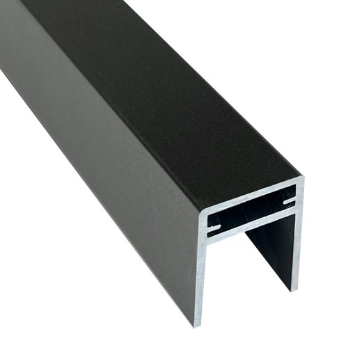 П-профиль Алюминиевый EasyDecking 35x25 Черное дерево купить в Магнитогорске
