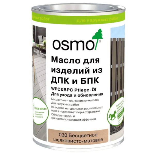 Масло для ДПК (OSMO) Бесцветное купить в Магнитогорске