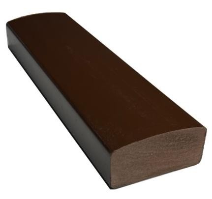 Лавочный брус Ecodecking Некст полнотелый глянцевый 70х35 шоколад купить в Магнитогорске
