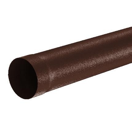 Водосток Aquasistem, Система 150/100 - Труба водосточная 1.00м RAL 8017 Коричневый matt купить в Магнитогорске