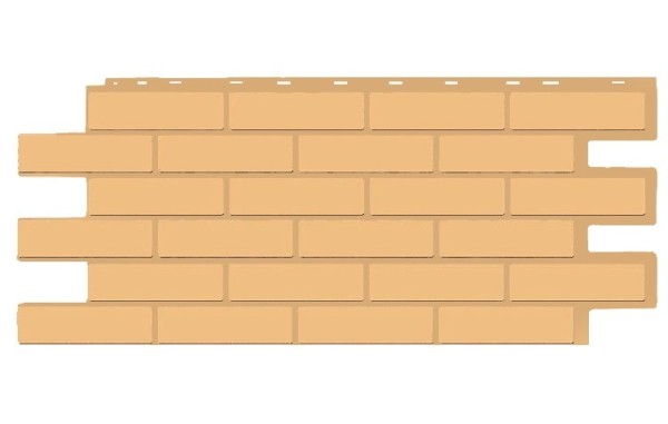 Фасадная панель T-Siding Кирпич Модерн Эко Крем купить в Магнитогорске