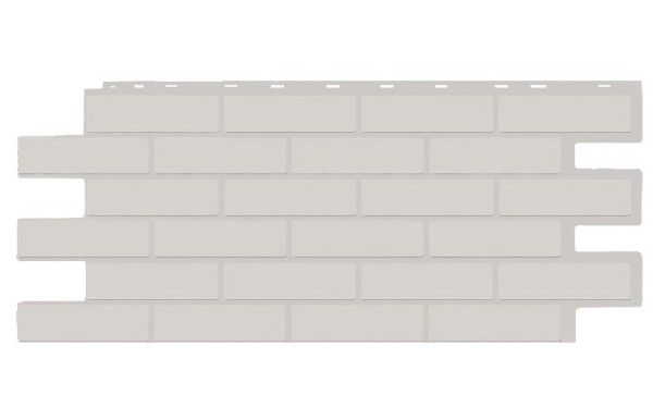 Фасадная панель T-Siding Кирпич Модерн Эко Уайт купить в Магнитогорске