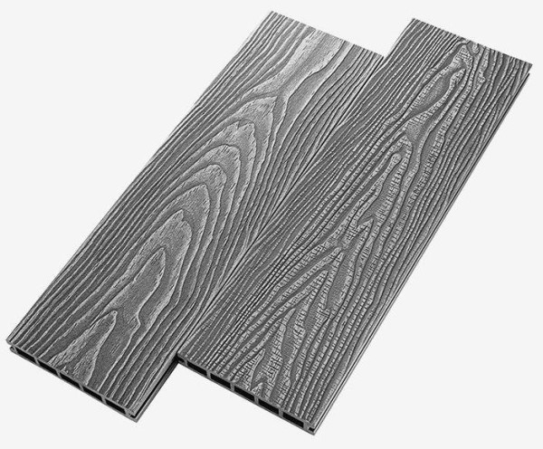 Террасная доска из ДПК RusDecking Unodeck Vintage - Серый купить в Магнитогорске