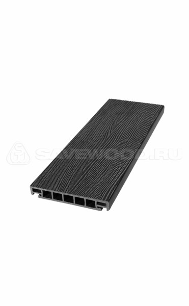 Террасная доска из ДПК SW Salix (S) (R) черный купить в Магнитогорске